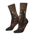 thumbnail image 1 of Balery Apocalyptic Skull Soldier Calcetas Largas con Estampado para Hombre y Mujer – Suaves y Transpirables, Talla Única (US 5-11), 1 of 6