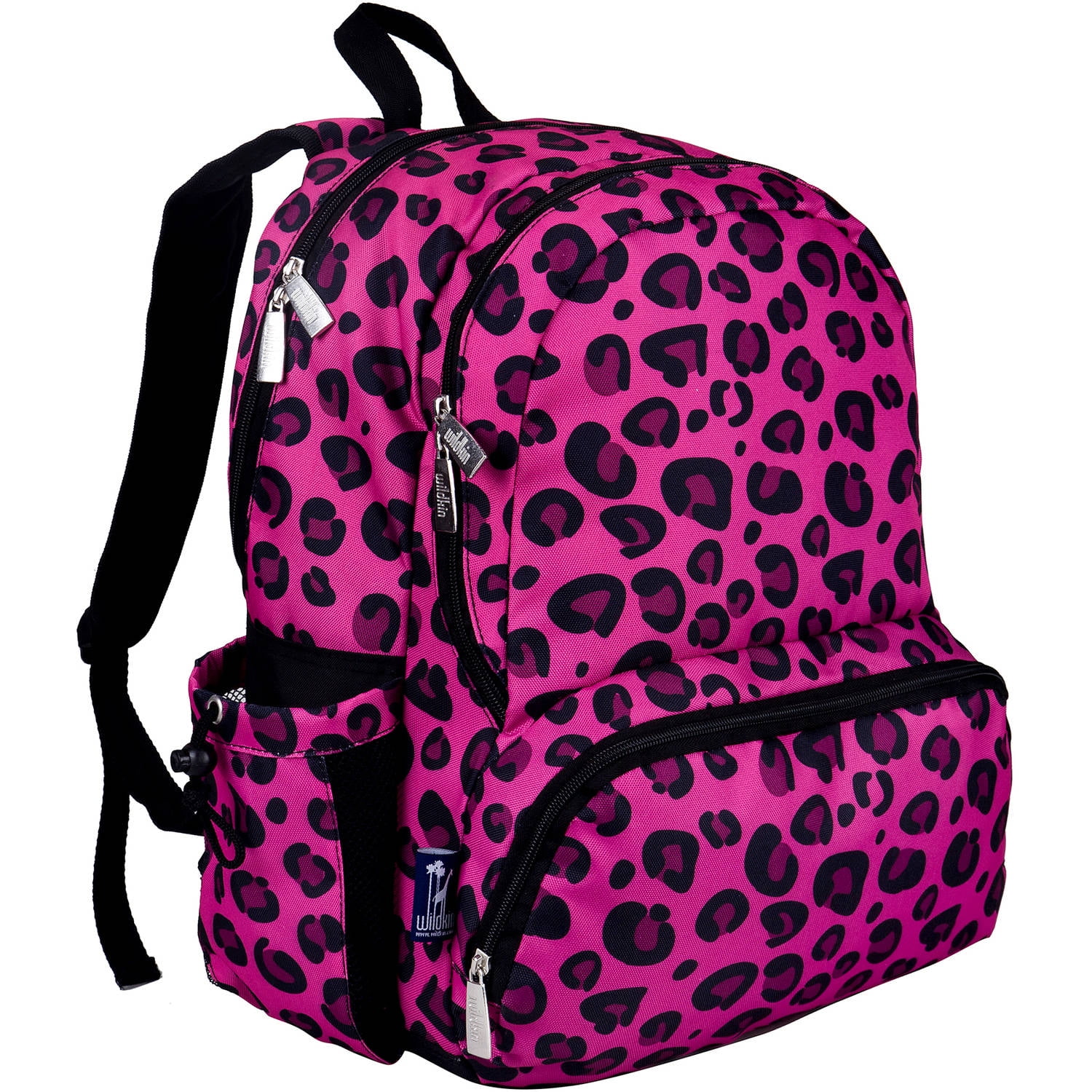 pink leopard backpack