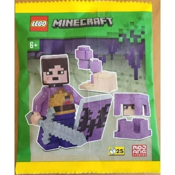 LEGO Minecraft: End Warrior with Shulker and Chorus Plant - Ages 6+