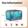 thumbnail image 5 of Sikiie Underwater Aquarium Arches Toaster Covers 2 Slice Dustproof Toaster Cover Bread Machine Cover, Dustproof Cover - 11.4" x 7.5" x 7.9", 5 of 7