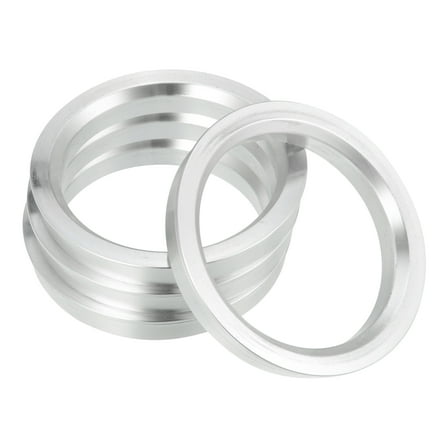 Unique Bargains 4pcs OD 71.6mm to ID 58.6mm Aluminium Alloy Car Hub Centric Rings Wheel Bore Center Spacer