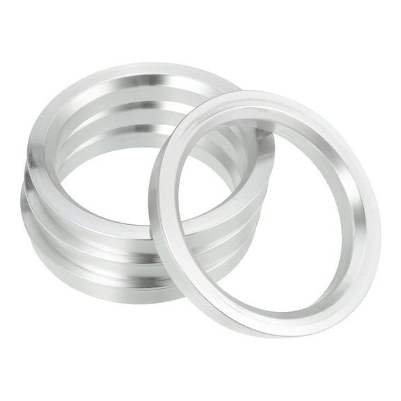 Unique Bargains 4pcs OD 71.6mm to ID 58.6mm Aluminium Alloy Car Hub Centric Rings Wheel Bore Center Spacer