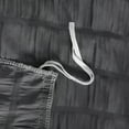 thumbnail image 5 of Flxxie Seersucker Textured Duvet Cover Pillow Sham Set with Corner Ties, Queen, Dark Gray, 3-Pieces, 5 of 5