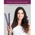 thumbnail image 2 of ANGENIL Plancha plana de titanio profesional de 1 pulgada, alisadora de pelo y rizador 2 en 1 con temperatura ajustable para todo tipo de cabello, tamaño de viaje con bolsa de silicona resistente, 2 of 5