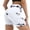 506_White, variant on Running Shorts for Women Pilates Workout Tummy Control Soft Scrunch Tennis Yoga Shorts Black