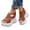 Brown, variant on Womens Orthopedic Walking Sandals 2026 Hiking Sandals with Arch Support Summer Outdoor Wedge Comfortable Walking Slip on Platform Workout Shoes Casual Beach Slide Sport Shoes Brown 41(US-8.5)