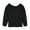 Black - black, variant on Free People Womens Good Terry Pullover Sweater, Off-White, X-Small