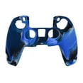 thumbnail image 2 of SamFansar Anti-Slip Soft Silicone Gamepad Controller Console Protective Cover for PS5 Camouflage Blue, 2 of 10