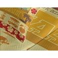 thumbnail image 4 of Ambesonne Tiki Bar Quilted Bedspread Set 3 Pcs, Old Travel Cards, King Size, Multicolor, 4 of 5