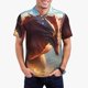 thumbnail image 1 of Fotbe Ferocious Dragon Fury Camiseta Polo de Golf para Hombre con Estampado – Camisa Deportiva Transpirable con Cuello Abotonado-Small, 1 of 6