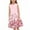 Pink, variant on Riecok Girls Cute Summer Dress Sequin Print Sleeveless Round Neck for Tween Big Kids (3-14 Years) Waist-Cinching Outfit Pink 13 Years