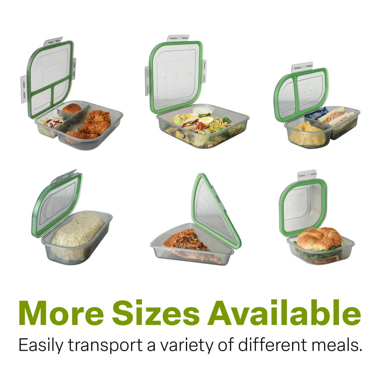 Small Grab and Go Food Containers, 3 1/2 x 4 1/4 x 2 4/5