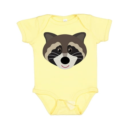 

Inktastic Raccoon Animal Face Gift Baby Boy or Baby Girl Bodysuit