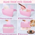 thumbnail image 4 of Juego de moldes para sushi TAORISH Onigiri Musubi con cuchara de arroz, 4 of 6