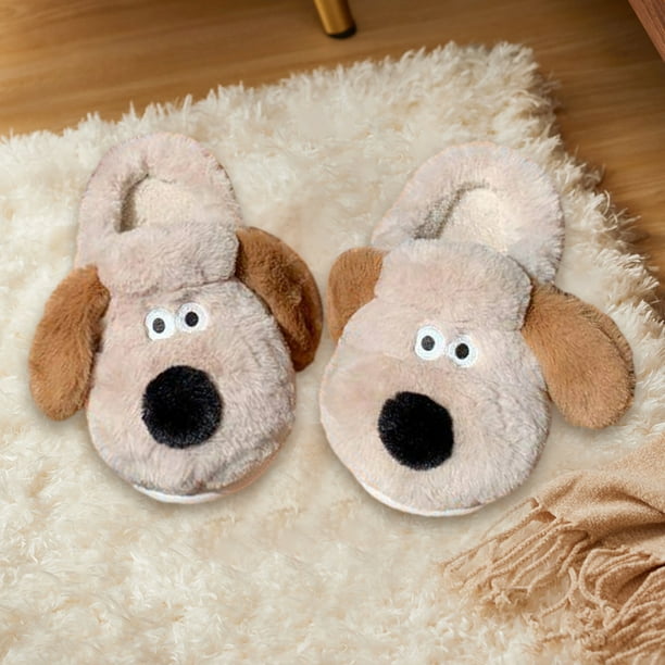 Pantufla Lindas zapatillas para perros, pantuflas mullidas de muy buen gusto, antideslizantes, cómodas para otoño e invierno DQrwqpou Tenis De Mujer Tenis De Hombre