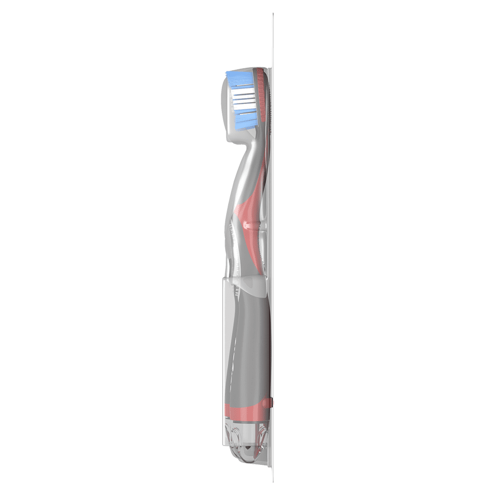Colgate 360 Vibrate Whitening Battery-Operated Toothbrushes with 1 AAA Battery