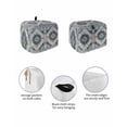 thumbnail image 2 of Fsddascl Retro Boho Floral Toaster Cover 2 Slice, Small Kitchen Appliance Covers, Vintage National Flower Blue Toaster Oven Cover with Loop, Bread Machine Cover Polyester Dust Cover Protection, 2 of 5