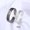 Black, variant on Couple Rings Cartoon Constellation Engraved Alloy Rings Black and White Wedding Bands Individually Packed Gift