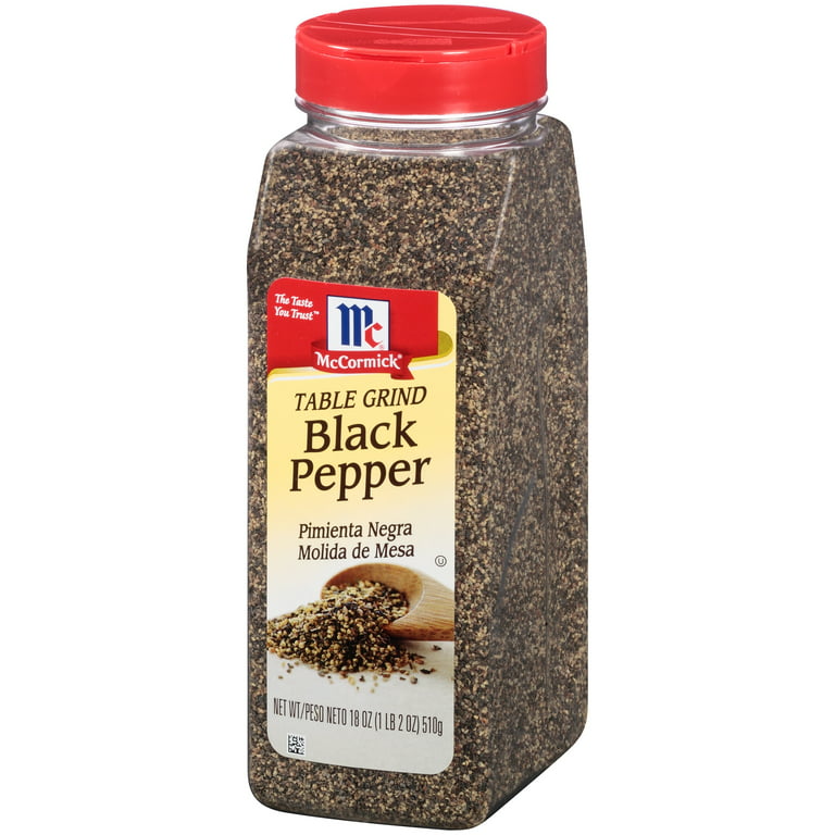 McCormick Culinary Table Grind Black Pepper Case
