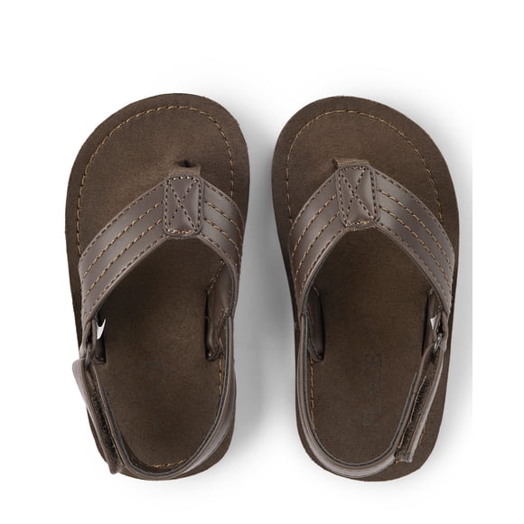 Sandalias Flip Flop para Bebés y Niños Pequeños de The Children's Place, Color Marrón Claro