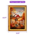 thumbnail image 5 of Thanksgiving German Shorthaired Pointer Pilgrim Grateful, Thankful, Blessed Fall Welcome Acrylic Plaque with Wood Photo Frame Box GSP Lover Dog Gift Light Box - 00021, 5 of 5