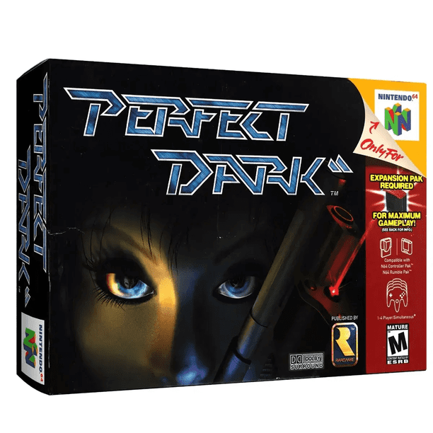 Perfect Dark N64 Físico En Caja Con Manual Nintendo 64.