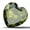 Aug.-peridot, variant on FANCIME Heart Rose Flower Necklace 925 Sterling Silver Birthstone Pendant Created Gemstone Jewellery Anniversary Birthday Christmas Gifts for Women 16+2 Inch