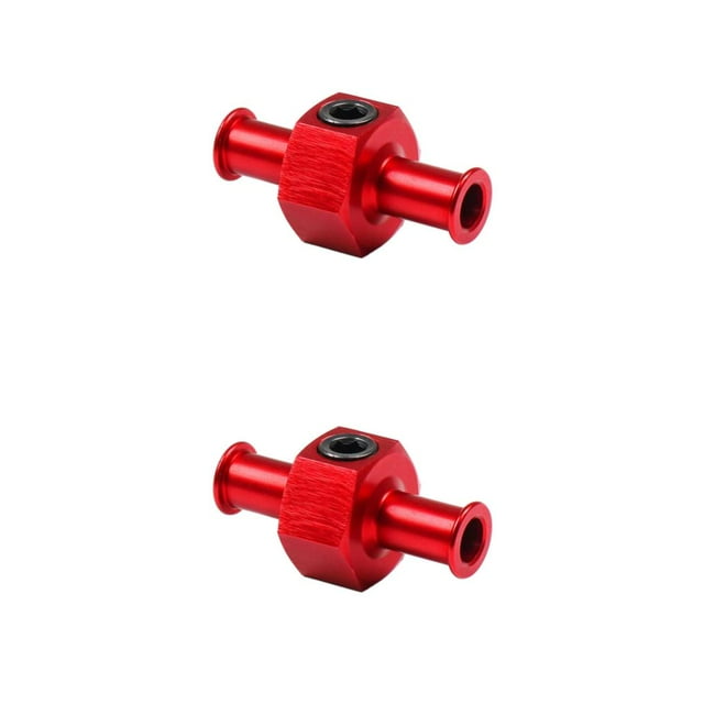 relayinert Simple And Effective Nitrous Pressure Gauge Adapter High Durability For Accurate Readings Gauge T Seal red 2Set