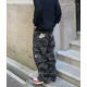 thumbnail image 5 of Pantalones cargo multibolsillos con camuflaje retro americano para hombre y mujer, pantalones holgados de pierna ancha y rectos, ropa de calle Y2K, 5 of 5