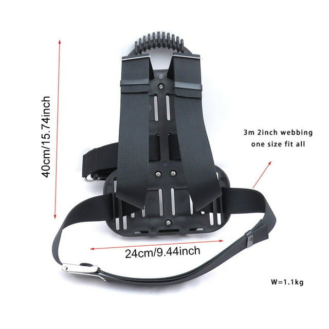 mmirethe Plongée Profonde Bouteille d'Oxygène Réservoir Dos Titulaire Snorkeling Veste Sangle Unique Haute Résistance Sac à Dos de Support de Plongée