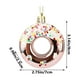 thumbnail image 3 of Christmas Decoration Plastic Tree Top Star Pendant Christmas Tree Pendant Sweet Doughnuts Candy Breads Christmas Tree Pendant, 3 of 7