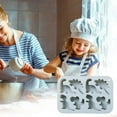 thumbnail image 2 of Dinosaur Baking Mold Tray Silicone Dinosaur Soap Moulds for Making Jello Dinosaur Cake Pan Candy Molds Cake Decoration, 2 of 9