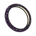 thumbnail image 2 of Balery Snowflake Gradient Purple print Steering Wheel Covers Elastic Skidproof Steering Wheel Protective Cover Case for Men Women Universal 15 Inches Cars Accessories, 2 of 8