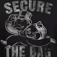 thumbnail image 3 of CafePress - Monopoly Secure The Bag Hoodie (Dark) - Pullover Hoodie, Classic, Comfortable Hooded Sweatshirt, 3 of 4