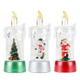 thumbnail image 2 of PULLIMORE Christmas Flameless Candles Set of 3, Battery Operated Christmas Themed LED Candles for Festival Gift Christmas Decorations (3 Pattern), 2 of 9
