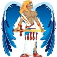 thumbnail image 2 of CafePress - St. Michael -  Round Wood Ornament 4", 2 of 2