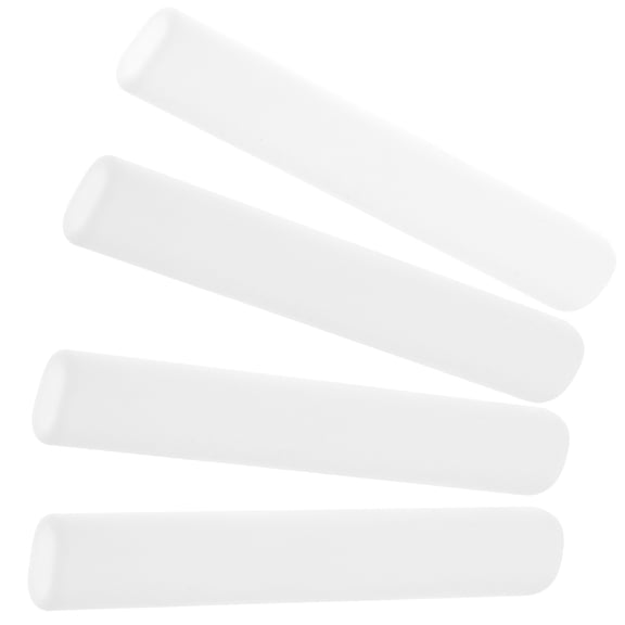 DEEPCRAFF 2Pairs Silicone Glasses Ear Grips White Soft Anti Slip Ear Pads