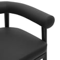 thumbnail image 5 of Spara Black Vegan Leather Counter Stool, 5 of 6