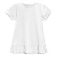 thumbnail image 3 of Gubotare Girls T Shirts for Toddler Toddler Baby T-Shirt Graphic Shirts Casual Short Sleeve Clothes 4T-5T,White, 3 of 7