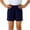 Navy, variant on Boys Solid Mesh Athletic Training Basketball Shorts Running Gym Workout Shorts Knee Length No Pocket for Kids Black 4 Years-5 Years