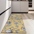thumbnail image 4 of Pioneer Flower Floral Print Pattern Kitchen Rug Mat,Kitchen Runner Rugs Non Skid Washable,Decorative Kitchen Floor Mats for Kitchen,Sink,Laundry,17"X47", 4 of 5