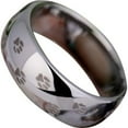 thumbnail image 4 of Silver Tungsten Pet's Paw Print Ring, 4 of 5