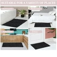 thumbnail image 6 of Home Weavers Modesto Bath Rug 100% Cotton Non-Slip Bathroom Rug Set Machine Washable Bathroom Rug-17"x24", Bath Rug- 21"x34", Runner- 21"x54", Gray Color 3 Piece Bath Carpet set, 6 of 9