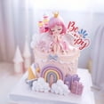 thumbnail image 3 of ZAXARRA Desktop Decor Angel Cake Shaped Statue Resin Artware Decorative Tools, 3 of 9