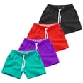 thumbnail image 3 of Chenyin Mens Athletic Shorts Elastic Waist Beach Shorts Drawstring Running Shorts Summer Straight Workout Short for Men's S-3XL, 3 of 7