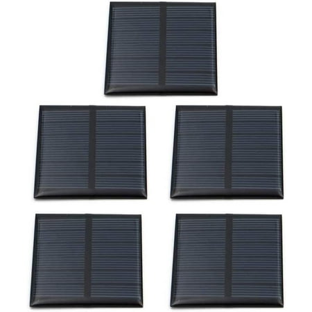

Treedix 3V Polysilicon Solar Panel Glue Solar Cell Battery Charger DIY Solar Product Mini Small Solar Panel Module Kit Polycrystalline Silicon Encapsulated in Waterproof Resin