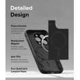 thumbnail image 4 of Ringke Onyx Dise&ntilde;ado para Funda iPhone 15 Pro MAX y Compatible con MagSafe, No Deja Huellas y No Resbala, Tacto Agradable Buen Agarre Case Antihuellas y Antideslizante - Magnetic Black, 4 of 9