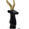thumbnail image 3 of Kieragrace Bel-Air Ritter Décor de Table de Tête Antilope en Or Noir, 3 of 4