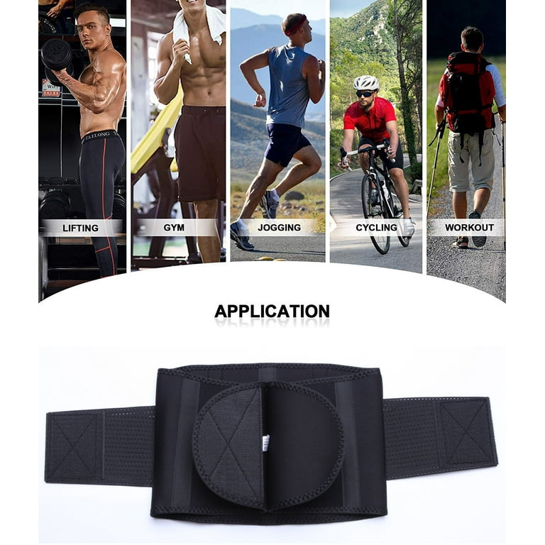 Vaslanda Men s Neoprene Waist Trainer Belt Slimming Body Shaper Sport Girdle Tummy Control Back Support Walmart