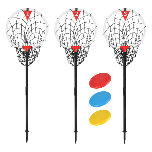 Backyard Disc Golf, Outdoor Game with Net Targets and Flying Discs, for All Ages, by MinnARK